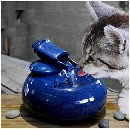 מתקן מים לחיות מחמד נייד אוטומטי זרימת חתול מתקן מים לחיות מחמד זרימת מים שתיית מזרקת עבור גור, קטן בעלי החיים חתול