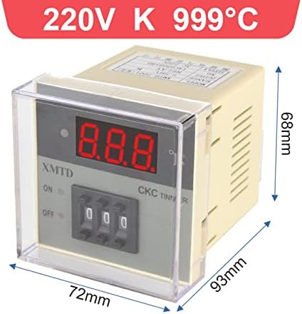 HIFASI XMTD-2001 PID בקר טמפרטורת תצוגה דיגיטלית 0-399 ℃ 0-999 ℃ K E PT100 צמד תרמי 220AC 75 * 75 ממ תרמוסטט