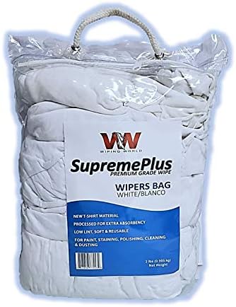 Supremeplus Premium לבן סרוג כותנה סרמר סמרטוט של חולצת כותנה
