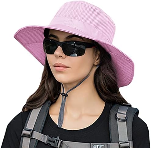 כובעי שמש לגברים נשים דייג כובע upf 50+ נושם רחב שוליים כובע הגנת UV בקיץ