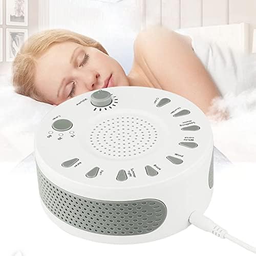 מכונת רעש לבן של Unionway עם תשעה קולות רעש לבנים וטיימר שינה, מכונת הרפיה קול לשינה טובה יותר, הרפיה וריכוז