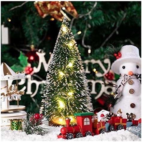 דלקת עץ חג המולד קל משקל קל משקל קישוטי עץ חג המולד מלאכותי לחג קישוטי כפור מיניאטוריים לחג לקישוטים לחג המולד לילדים