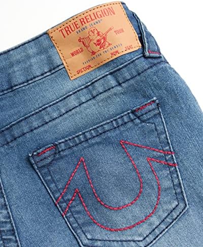 ג' ינס בנים של דת אמיתית-ג 'ינס מתיחה בגזרה דקה ג' ינס במצוקה לבנים