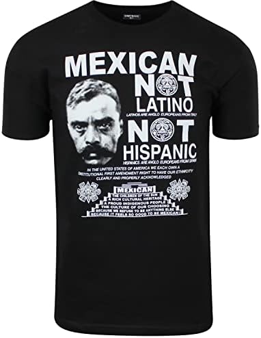 Shirtbanc מקסיקני לא לטינו אמיליאנו זפטה חולצה מגניבה טי מגניבה
