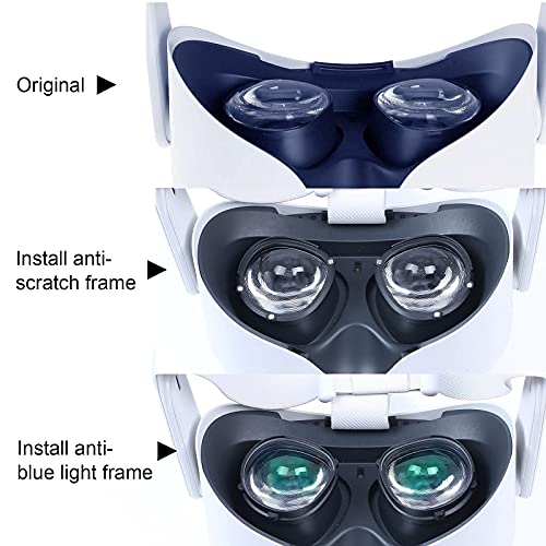 מגנטי אנטי-כחול אור עדשת מסגרת תואם עבור צוהר קווסט2 קרע של, מגנטי משקפיים מסגרת של מציאות מדומה אוזניות אבזרים