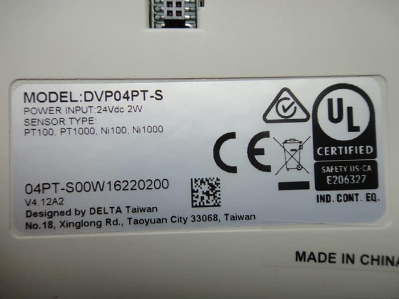 בקר מנוע DAVITU - מודולי DELTA PLC SS2 SS2 מודול הרחבה DVP04PT -S