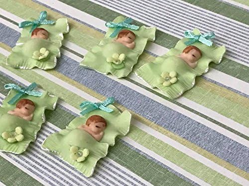 תינוק מקלחת שינה תינוקות ב אפל ירוק שמיכות ספקי צד טובות 12 קראט עוגת טופר קישוטי חיתול עוגת קישוטים