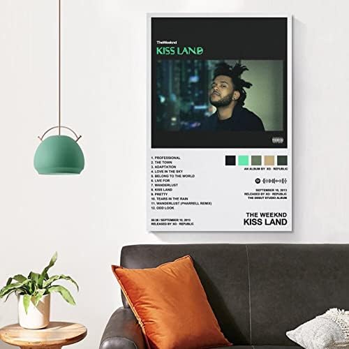 Meetje זמר Weeknd - Kiss Land Posther