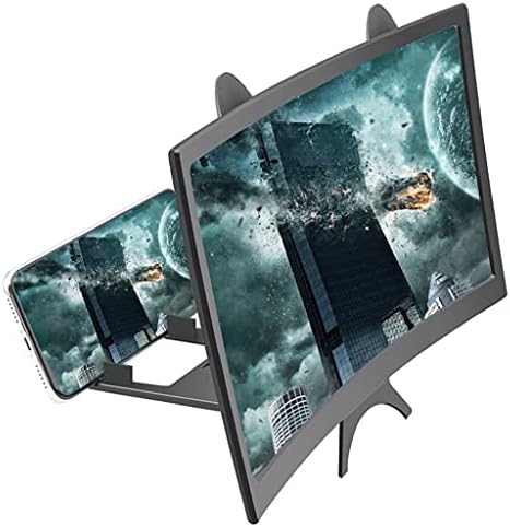 אוניברסלי נייד טלפון מסך זכוכית מגדלת 3 ד מגדלת מגדלת וידאו מגבר מקרן סוגר שולחן העבודה מחזיק מעמד עבור טלפון