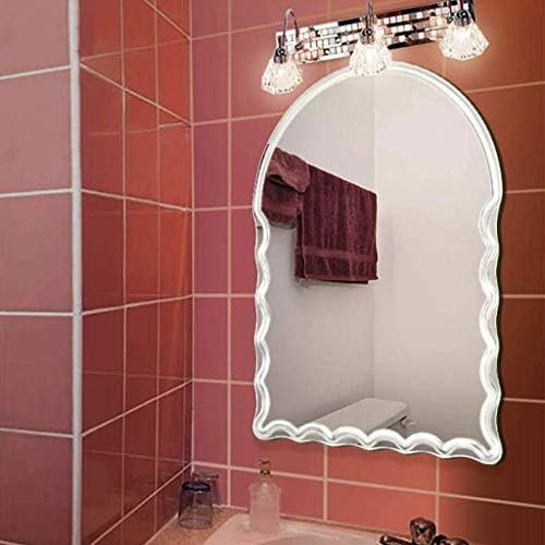 איפור מראה ללא מסגרת אמבטיה קיר רכוב כיור איפור יהירות אסלת תלייה