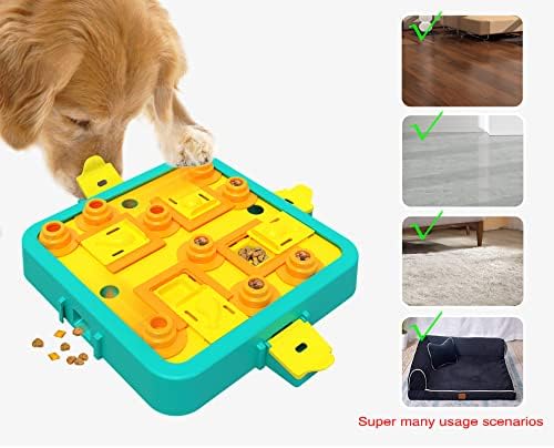 צעצועי פאזל כלבים של Chaogkm, צעצועי כלבים אינטראקטיביים צעצועים לכלבים אינטראקטיביים לאימוני מנת משכל והגירוי נפשי