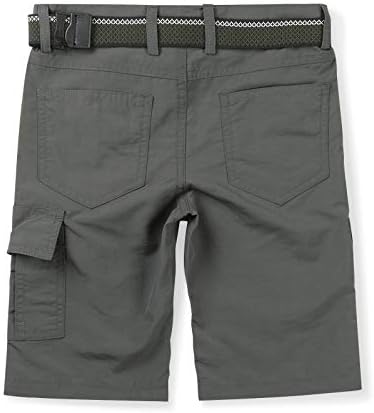 מכנסי מטען יבש מהיר של אוצ'נטם של אוקנטם, מכנסיים קצרים של מותניים אלסטיים, מכנסיים אתלטים של פעוטות לטיולים חיצוניים דיג