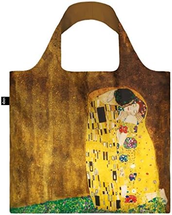 תיק קניות לשימוש חוזר של Loqi Gk.ki Klimt הנשיקה