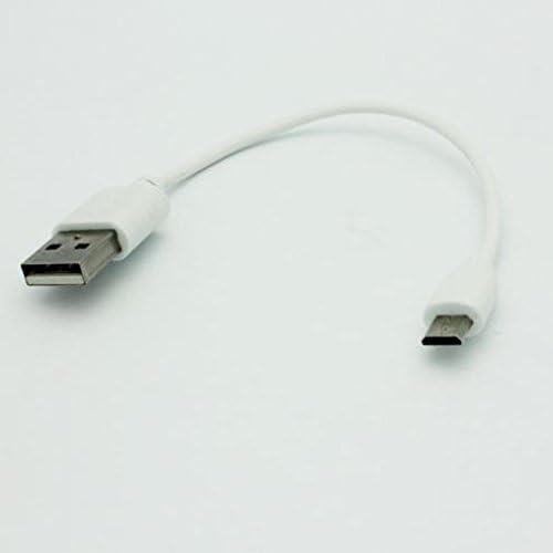כבל USB קצר MicroUSB מטען חוט חשמל תואם תואם ל- LG Aristo 4 Plus - Aristo 5 - Escape Plus - Fortune 3 - G PAD 10.1