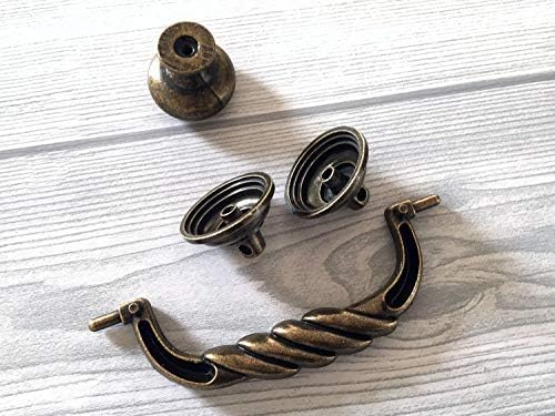 מגירת ברונזה עתיקה שידה כפתור משיכת ארון כפתור חומרה ידית דלתות מטבח