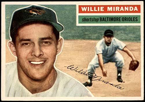 1956 Topps 103 Wht Willie Miranda Baltimore Orioles Ex Orioles