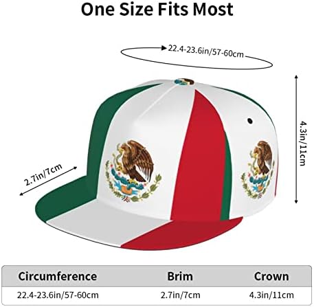 כובע דגל מקסיקו חמוד דגל מקסיקני דגל כובע בייסבול גברים נשים כובע הדפס חמוד כובעי כובע בייסבול מתכווננים כובעים