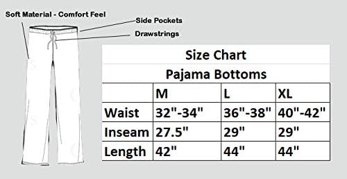 ווסטי יוניסקס קל משקל כותנה תערובת מכנסי פיג ' מה - סופר רך ונוח-מושלם עבור ווסטי מתנות