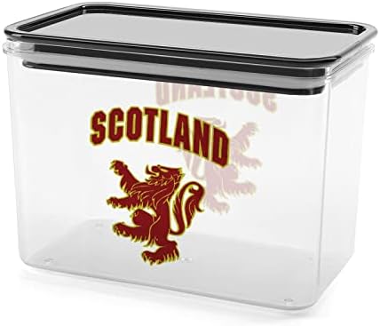 סקוטי משתולל האריה אחסון קופסא פלסטיק מזון ארגונית מיכל מיכלי עם מכסה למטבח