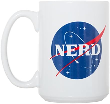 חנון / נאס א-מדע חלל מצחיק גדול 15 עוז דו צדדי קפה תה ספל
