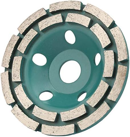 דיסק כוס גלגל טחינה מטושטשת, 125 x 22.2 ממ טחנת טחנת זווית גלגל דיסק, לחיתוך, בטון טחינת, יהלומים