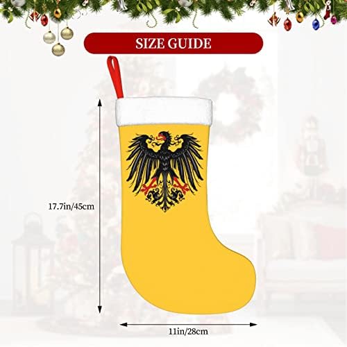 CuteDwarf גרמני אימפריה רומית קדושה גרמנית גרב חג המולד קישוטי חג חג המולד אח תליה גרב 18 אינץ 'גרביים