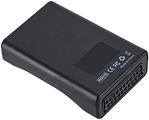 Pnnerr 1080p Scart לווידיאו Audio Audio Scale Converter מתאם ל- DVD לטלוויזיה עבור Sky Box STB Plug and Play כבל
