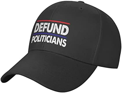 Defund פוליטיקאים גברים גברים כובע כובע בייסבול כובע בייסבול כובעי משאיות מתכווננים כובעי שחור