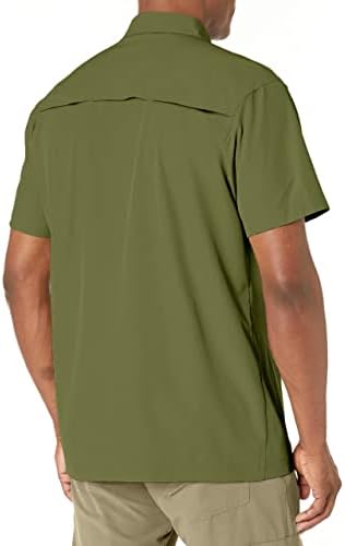 חולצת שרוול קצרה של חמור קטן של אנדי אנדי, חולצת שרוול קצרה של גברים, חולצת מתיחה מהירה לטיולים רגליים, UPF50
