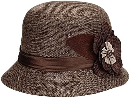 כובע מנהונג אופנה באולר נשים פרח 2015 Billycock Flax Cap Caps Caps Baseball Trits Women