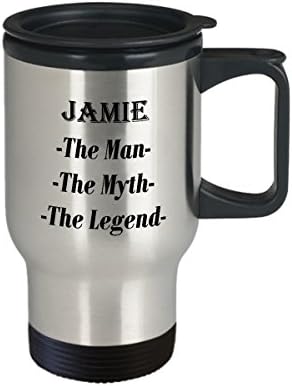 ג'יימי - האיש המיתוס מתנת ספל קפה מדהים של האגדה - ספל נסיעות 14oz