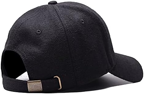 BBDMP חורפי ראש חורף זכר חם ספורט כובע ספורט גבר בגודל גדול כובעי בייסבול צמר