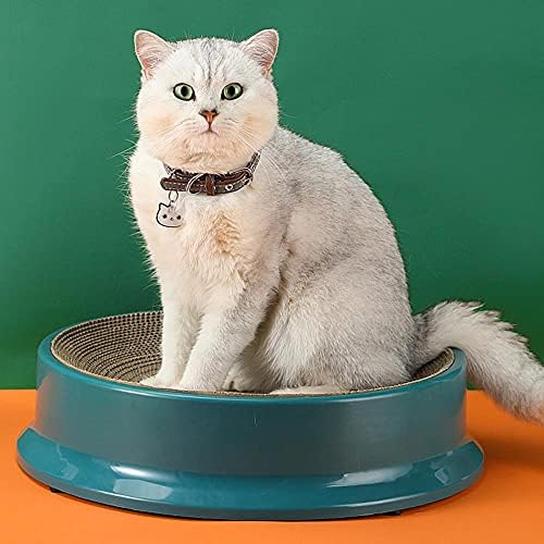 חתול גרדן קרטון סגלגל גלי שריטה כרית חתול מגרד טרקלין מיטת עמיד לוח חתול גרדן קערה