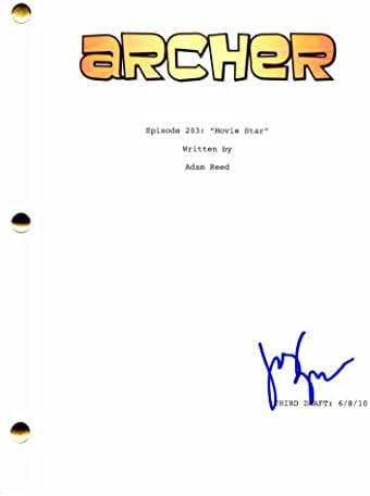ג'ודי גריר חתמה על חתימה חתימה ארצ'ר תסריט פרק מלא - משותף לכיכובו של ג'ון בנימין, אמבר נאש, כריס פרנל, ג'סיקה וולטר, עיישה