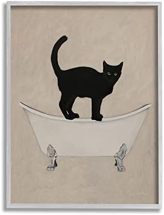 תעשיות סטופל חתול שחור פשוט טופר רגל אמבטיה ציור אמבטיה, עיצוב מאת קוקו דה פריז