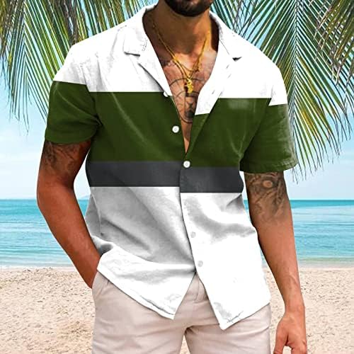 BMISEGM Summer T חולצות לגברים גברים שרוול קצר מזדמן אביב אביב קיץ צוואר צוואר 3D חולצות מודפסות חבילה חולצות T