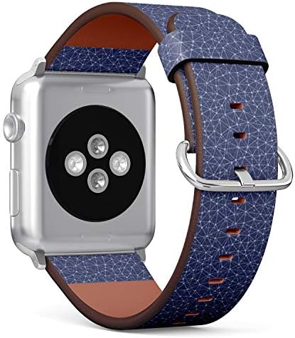 רצועת שעועית Q, תואמת ל- Apple Watch 38 ממ / 40 ממ / 41 ממ - רצועת עור חלופית רצועת צמיד אביזר צמיד // רשת מחשב