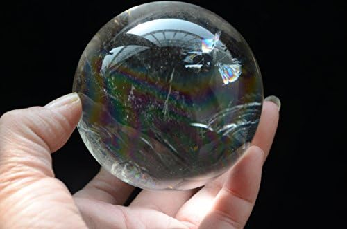 Tibet Real Himalayan גובה גבוה טבעי קריסטל קוורץ כדורי כדורי אורב אורב gem 2.79 אינץ 'עם קשתות משני הצדדים ריפוי רייקי רוחני