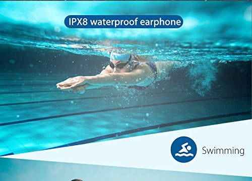 Miusuk IPX8 עמיד למים אוזניות מתחת למים להקפות שחייה, צלילה, ספא ג'קוזי, אוזניות חופשיות