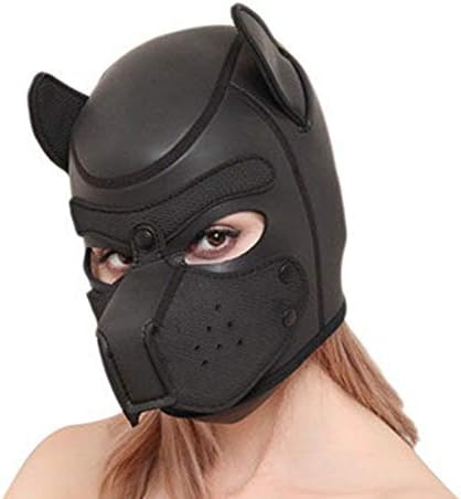 מסיכת פנים מלאה כלב כלב מכסה המנוע בהתאמה אישית של חיות ראש תלבושת חידוש תלבוש