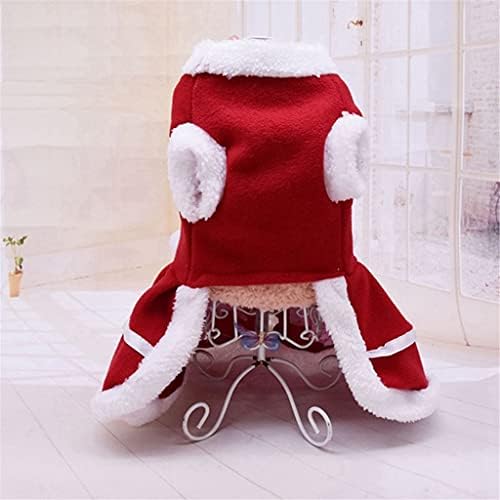 חיות מחמד חג המולד מעיל בגדי כלב שמלת חורף פרו חג המולד שמלה אדום סווטשירט אפוד חיות מחמד חתול חם שמלה