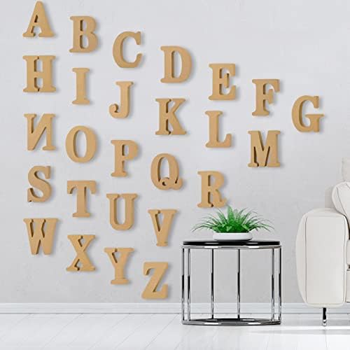 מכתבים עומדים בעץ C - מכתב עץ ריק פרימיום לעיצוב קיר מלאכות DIY לציור, עיצוב בית, שלטים, קישוטים למסיבות