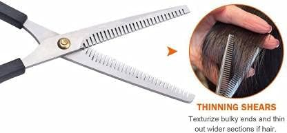 מוצרי טיפוח אורגני סלון מספריים חיתוך שיער מספריים דליל למספריים גברים ונשים