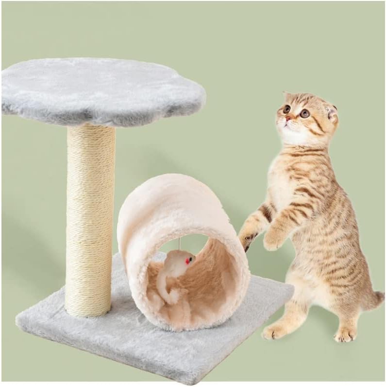 חתול טיפוס מסגרת קטן חתול קן חתול קפיצות פלטפורמת סיסל קשת גשר חתול השריטה לוח חתול שריטה טור לחיות מחמד ארבע עונות