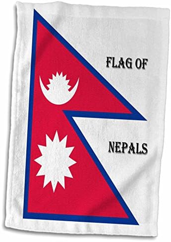 דגלי סנדי מרטנס 3DROSE של העולם - דגל נפאל - מגבות