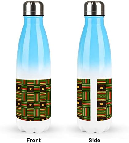 הדפס שבטי קנטה 17oz בקבוק מים ספורט נירוסטה ואקום מבודד צורת קולה בקבוק ספורט לשימוש חוזר