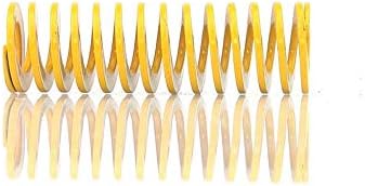 קפיץ אהגאס צהוב צהוב אור ארוך עומס חותמת דחיסה עובש קפיץ קוטר חיצוני 22 ממ קוטר פנימי 11 ממ אורך 30-75 ממ 1 יחידות