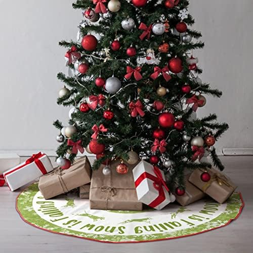 צללית כלבים חצאית עץ חג המולד, חצאית עץ עץ צללית כלב חג המולד, מחצלת עץ חג המולד של חג המולד 30 x 30 לחג