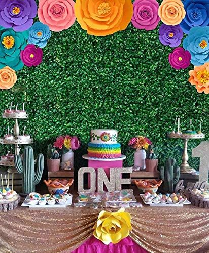 רקע מקסיקני Mehofond רקע מקסיקני מפלגת תפאורת יום הולדת ירק באנר קישוטי פסטיבל מקסיקני עלים ירוקים עלים רקע רקע עוגת