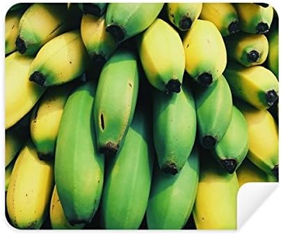 טרי פירות צהוב בננה תמונה ניקוי בד מסך מנקה 2 יחידות זמש בד